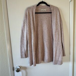 LOFT Women's Open-Front Cardigan - Soft Pink